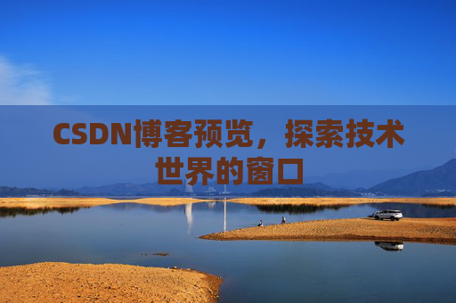 CSDN博客预览,探索技术世界的窗口